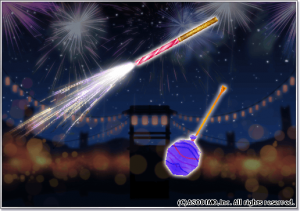 お祭り浴衣_516364_花火_水風船